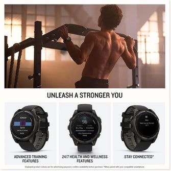 Garmin Fenix 8, 51mm AMOLED Premium Smartwatch and Sports Watch