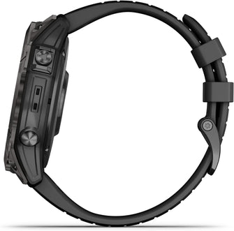 Buy Garmin,GARMIN Fenix 7X Pro, Slate Grey Stainless Steel, Black Band - Gadcet UK | UK | London | Scotland | Wales| Ireland | Near Me | Cheap | Pay In 3 | Watches