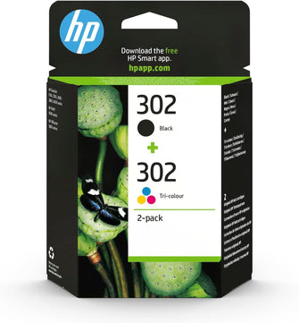 Buy HP,X4D37AE 302 Original Ink Cartridges, Black and Tri-color, 2 Count (Pack of 1) - Gadcet UK | UK | London | Scotland | Wales| Ireland | Near Me | Cheap | Pay In 3 | Toner & Inkjet Cartridges