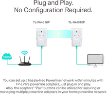 Buy TP-Link,TP-Link TL-PA4010P AV600 Passthrough Powerline Starter Kit - Gadcet UK | UK | London | Scotland | Wales| Ireland | Near Me | Cheap | Pay In 3 | Network Cards & Adapters