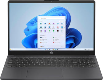 HP Laptop 15-fc0018na - AMD Ryzen 3, 4GB RAM, 128GB SSD, 15.6" Full HD, Windows 11 - Jet Black