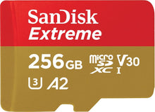 Buy Sandisk,SanDisk 256GB Extreme microSDXC card + SD adapter + RescuePRO Deluxe, up to 190MB/s, with A2 App Performance, UHS-I, Class 10, U3, V30, Black - Gadcet UK | UK | London | Scotland | Wales| Ireland | Near Me | Cheap | Pay In 3 | Memory Card