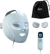 Shark CryoGlow LED Face Mask, Anti-Ageing & Blemish Repair, Red & Blue LED, Infrared Therapy, USB-C, Adjustable Straps, Remote Control, Storage Bag