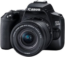Buy Canon,Canon EOS 250D digital camera (24.1 megapixels, 7.7 cm (3 inches) Vari-Angle Display, APS-C sensor, 4K, Full-HD, DIGIC 8, WLAN, Bluetooth) incl. EF-S 18-55mm f/3.5-5,6 III lens black - Gadcet.com | UK | London | Scotland | Wales| Ireland | Near Me | Cheap | Pay In 3 | Cameras