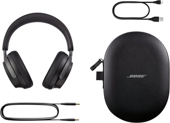 Bose QuietComfort Ultra Wireless Noise Cancelling Headphones with Spatial Audio, 24-Hour Battery, Mic - Black - 6