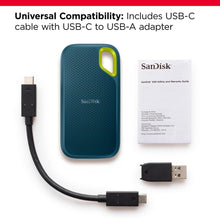 SanDisk 1TB Extreme Portable SSD - Up to 1050MB/s Read, 1000MB/s Write, USB-C, IP65 Dust & Water Resistant