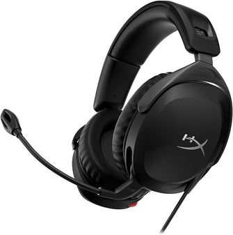 HYPERX 519T1AA Cloud Stinger 2 Lightweight Over-Ear Headset with Mic, Swivel-to-Mute, 50mm Drivers, PC Compatible - Black