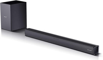 Buy SHARP,SHARP HT-SBW182 2.1 Soundbar, 160W Slim Wireless Bluetooth Soundbar with Subwoofer for TV and Device Streaming with Aux, HDMI ARC /CEC & Digital Optical-In, Wall Mount or Table Top Sound Bar - Black - Gadcet UK | UK | London | Scotland | Wales| Near Me | Cheap | Pay In 3 | Soundbar Speakers