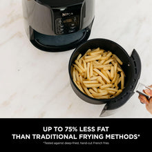 Ninja Air Fryer 3.8L - 4-in-1, No Oil, Air Fry, Roast, Reheat, Dehydrate, Digital, Non-Stick, Dishwasher Safe, 2-4 Portions, Grey & Black - AF100UK