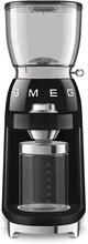 Buy Smeg,Smeg CGF01BLUK Coffee Grinder, Aluminium Construction, 50's Retro Style, 8 Programme Settings and 3 Grinding Grades, Black - Gadcet UK | UK | London | Scotland | Wales| Near Me | Cheap | Pay In 3 | Small Kitchen Appliances