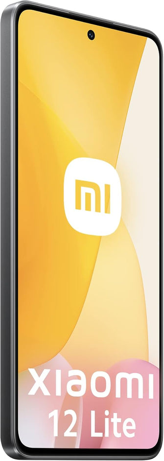 Xiaomi 12 Lite, 8GB/128GB, Black, SIM-Free, Unlocked Smartphone