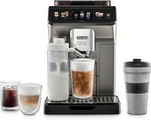 De'Longhi Eletta Explore Cold Brew Bean-to-Cup Coffee Machine Titanium, Silver