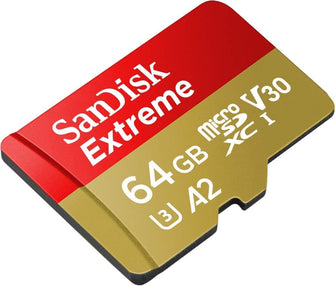 Buy Sandisk,SanDisk 64GB Extreme microSDXC card for Action Cams and Drones + SD adapter + RescuePRO Deluxe, up to 170 MB/s, with A2 App Performance, UHS-I , Class 10, U3, V30 - Gadcet UK | UK | London | Scotland | Wales| Near Me | Cheap | Pay In 3 | Flash Memory Cards
