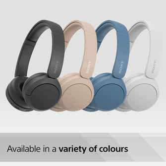 Sony WH-CH520 Wireless Bluetooth On-Ear Headphones - 50 Hours Battery, Quick Charge - Blue - 6