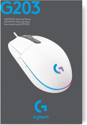 Buy Logitech,Logitech - G203 LIGHTSYNC Gaming Mouse - White - Gadcet UK | UK | London | Scotland | Wales| Ireland | Near Me | Cheap | Pay In 3 | Computer Components