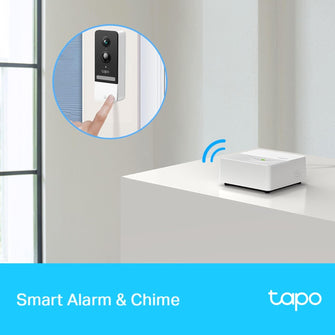 Tapo Smart Hub with Chime (H200) - Hub, Alarm, Ring Chime, Voice Control, 64 Device Support, 19 Ringtones, MicroSD Storage (512GB)