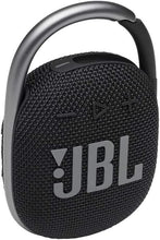 JBL Clip 4 Bluetooth Portable Speaker, Waterproof & Dustproof, Integrated Carabiner - Black - 1