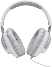 JBL Quantum 100 Wired Gaming Headset, Boom Mic, Multi-Platform Compatible - White