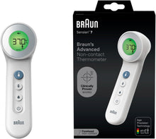 Braun Sensian 7 Forehead non-contact thermometer - Age Precision Technology - 3-in1 - Colour-Coded Digital Display - Baby and Child Friendly - #1 Brand among doctors(1) - BNT400 - 1