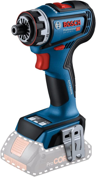 Bosch Professional 18V Cordless Drill/Driver GSR 18V-90 FC – FlexiClick System, 64Nm Hard Torque, Brushless Motor, 2-Gear, Ideal for Wood & Metal Drilling/Screwing