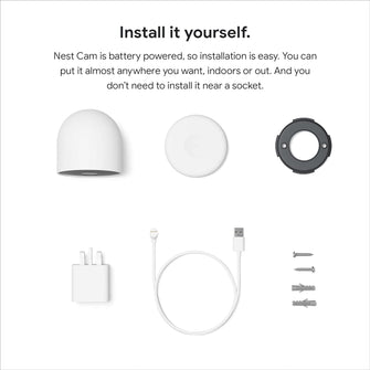 Buy Google,Google Nest Cam Indoor & Outdoor Smart Security Camera Battery- 2 Pack - Gadcet UK | UK | London | Scotland | Wales| Ireland | Near Me | Cheap | Pay In 3 | Security Monitors & Recorders