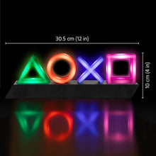 PlayStation Icons Light with 3 Light Modes - Sound Reactive, Dynamic Phasing, Standard Mode, Gaming Room Decor & Gamer Lighting - Paladone [Energy Class A]