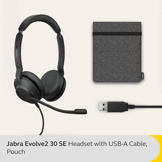 Jabra Evolve2 30 SE USB-A, UC Stereo Headset