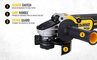 DEWALT DCG405N-XJ 18V XR Brushless 125mm Angle Grinder  Multi-Colour