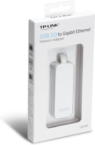 TP-Link UE300 USB 3.0 to Gigabit Ethernet Adapter – USB to RJ45 LAN, Plug & Play, Compatible with Windows, MacOS & Linux