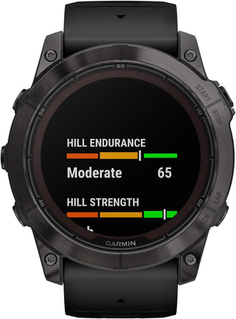 Garmin Fenix 7X Pro Solar Smartwatch - Charcoal Grey, 37 Days Battery Life, LED Flashlight, Advanced Training Metrics, Health & Wellness Monitoring