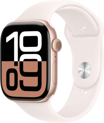 Apple Watch Series 10 GPS + Cellular 42mm - Rose Gold Blush S/M