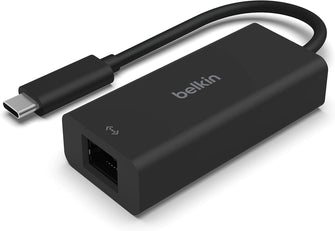 Buy Belkin,Belkin USB Type C to 2.5 Gb Ethernet Adapter, USB-IF Certified Thunderbolt 3 & 4 / USB-C to LAN Network Adapter Compatible with MacBook Pro/Air, iPad Pro, XPS, Surface, and Other USB-C Devices - Gadcet UK | UK | London | Scotland | Wales| Near Me | Cheap | Pay In 3 | Video Game Software