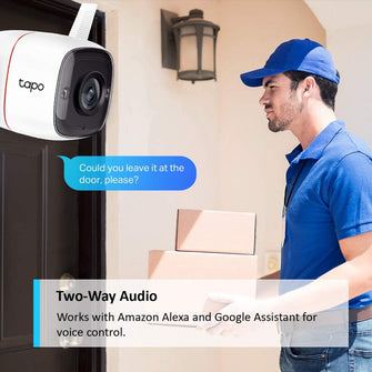 Buy TP-Link,Tapo 2K Wireless Outdoor Security Camera, Motion Detection, IP66 Weatherproof, Built-in Siren, 2-way Audio, 3MP, Night Vision, Cloud &SD Card Storage, Works with Alexa & Google Home (Tapo C310) - Gadcet UK | UK | London | Scotland | Wales| Near Me | Cheap | Pay In 3 | Security Monitors & Recorders