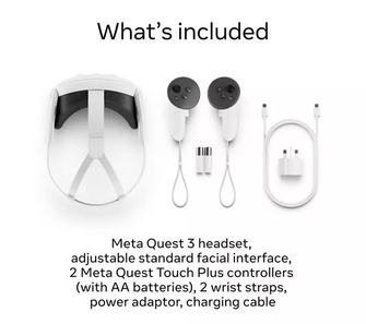 Meta Quest 3 - 128GB All-In-One Mixed Reality Headset - 5