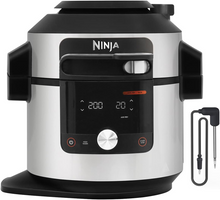 Ninja Foodi MAX 15-in-1 SmartLid Multi-Cooker 7.5L [OL750UK] Smart Cook System, Digital Cooking Probe, Electric Pressure Cooker, Air Fryer - 1