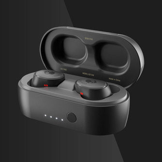 Skullcandy Sesh Evo True Wireless In-Ear Bluetooth Earbuds Compatible with iPhone and Android/Charging Case and Microphone/Great for Gym, Sports, and Gaming IP55 Water Dust Resistant - Black - 5