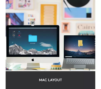 LOGITECH MX Keys Mini for Mac Wireless Keyboard - Pale Grey - 2