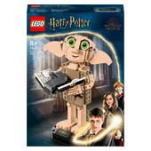 LEGO 76421 Harry Potter Dobby the House-Elf Set, Movable Iconic Figure Model, Toy or Bedroom Accessory Decoration, Character Collection, Gift for Girls, Boys, Teens and All Fans Aged 8+ - 2