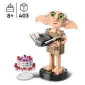 LEGO 76421 Harry Potter Dobby the House-Elf Set, Movable Iconic Figure Model, Toy or Bedroom Accessory Decoration, Character Collection, Gift for Girls, Boys, Teens and All Fans Aged 8+ - 3