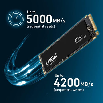 Crucial P3 Plus 1TB M.2 PCIe Gen4 NVMe Internal SSD - Up to 5000MB/s - CT1000P3PSSD801 (Acronis Edition) - 2