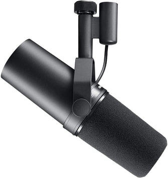 Shure SM7B Vocal Dynamic Microphone Broadcast, Podcast & Recording, XLR Studio Mic Music & Speech,  Detachable Windscreen - Black - 1