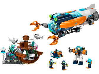 LEGO City 60379 Deep-Sea Explorer Submarine Toy Ocean Set - 3
