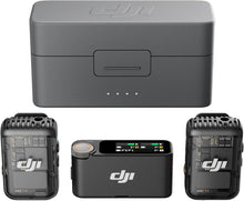 DJI Mic 2 Wireless Microphone Set: Intelligent Noise Cancelling, Includes 2 Transmitters, 1 Receiver, and Charging Case - 1