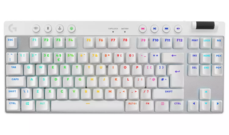 Logitech PRO X TKL Wireless Gaming Keyboard - White - 1