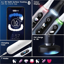 Oral-B iO9 Electric Toothbrushes For Adults, App Connected Handle, 1 Toothbrush Head & Charging Travel Case, 2 Pin UK Plug, Black - 5