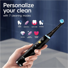 Oral-B iO9 Electric Toothbrushes For Adults, App Connected Handle, 1 Toothbrush Head & Charging Travel Case, 2 Pin UK Plug, Black - 3