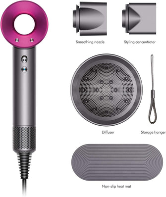 Dyson Supersonic Hair Dryer (Fuchsia/Iron) - 3