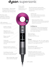 Dyson Supersonic Hair Dryer (Fuchsia/Iron) - 5