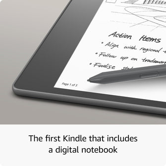 Kindle Scribe (16 GB), the first Kindle and digital notebook, all in one, with a 10.2" 300 ppi Paperwhite display, includes Premium Pen - 3