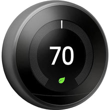 Google Nest Learning Thermostat 3rd Generation, Black - Smart Thermostat - A Brighter Way To Save Energy, Black - 1